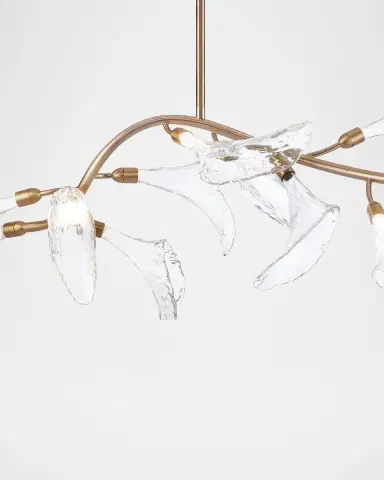 Arabela Lighting Calla 60" 11-Light LED Linear Chandelier | Thumbnail 3 Arabela Lighting Calla 60" 11-Light LED Linear Chandelier | Thumbnail 3