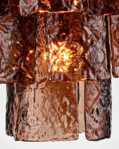 Arabela Lighting Fire and Ice 29" 13-Light Chandelier | Thumbnail 3 Arabela Lighting Fire and Ice 29" 13-Light Chandelier | Thumbnail 3