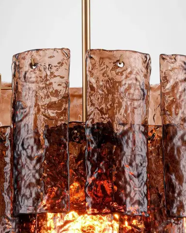 Arabela Lighting Fire and Ice 29" 13-Light Chandelier | Thumbnail 5 Arabela Lighting Fire and Ice 29" 13-Light Chandelier | Thumbnail 5