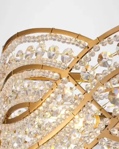 Arabela Lighting Anastasia 15" 4-Light Semi-Flush Mount | Thumbnail 3 Arabela Lighting Anastasia 15" 4-Light Semi-Flush Mount | Thumbnail 3