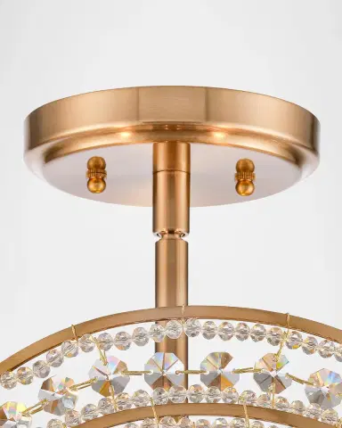 Arabela Lighting Anastasia 15" 4-Light Semi-Flush Mount | Thumbnail 4 Arabela Lighting Anastasia 15" 4-Light Semi-Flush Mount | Thumbnail 4