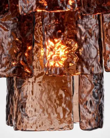 Arabela Lighting Fire and Ice 20" 5-Light Chandelier | Thumbnail 5 Arabela Lighting Fire and Ice 20" 5-Light Chandelier | Thumbnail 5