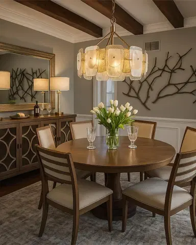 Arabela Lighting Strata 30" 8-Light Chandelier | Thumbnail 6 Arabela Lighting Strata 30" 8-Light Chandelier | Thumbnail 6