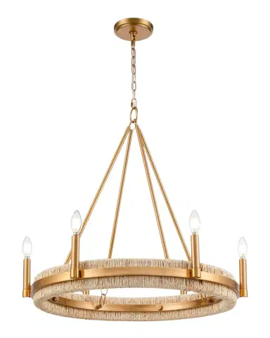 Arabela Lighting Manila 29" 6-Light Chandelier | Thumbnail 1 Arabela Lighting Manila 29" 6-Light Chandelier | Thumbnail 1