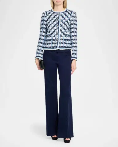 MAISON COMMON Textured Cotton Multi-Weave Jacket | Thumbnail 2 MAISON COMMON Textured Cotton Multi-Weave Jacket | Thumbnail 2