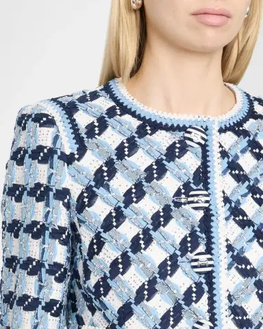 MAISON COMMON Textured Cotton Multi-Weave Jacket | Thumbnail 5 MAISON COMMON Textured Cotton Multi-Weave Jacket | Thumbnail 5