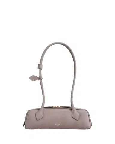 Alaïa Le Teckel Suede Shoulder Bag | Thumbnail 1 Alaïa Le Teckel Suede Shoulder Bag | Thumbnail 1