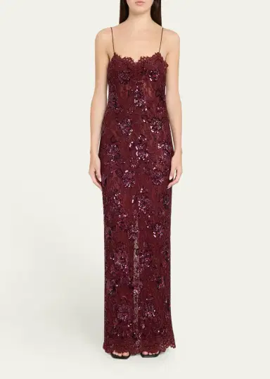 LoveShackFancy Ciona Embellished Floral Lace Maxi Dress | Thumbnail 2 LoveShackFancy Ciona Embellished Floral Lace Maxi Dress | Thumbnail 2