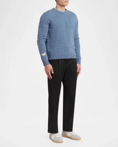 Valentino Garavani Colorblocked Suede Low-Top Sneakers | Thumbnail 3 Valentino Garavani Colorblocked Suede Low-Top Sneakers | Thumbnail 3