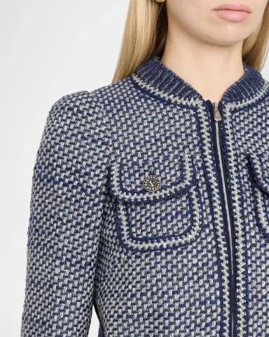 MAISON COMMON Metallic Tweed Bomber Jacket | Thumbnail 5 MAISON COMMON Metallic Tweed Bomber Jacket | Thumbnail 5