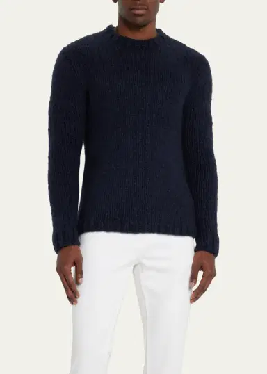 Gabriela Hearst Men's Lawrence Cashmere Sweater | Thumbnail 8 Gabriela Hearst Men's Lawrence Cashmere Sweater | Thumbnail 8