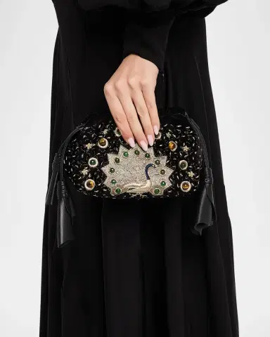 Zimmermann Cloud 91 Embroidered Velvet Clutch Bag | Thumbnail 2 Zimmermann Cloud 91 Embroidered Velvet Clutch Bag | Thumbnail 2