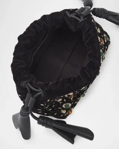 Zimmermann Cloud 91 Embroidered Velvet Clutch Bag | Thumbnail 4 Zimmermann Cloud 91 Embroidered Velvet Clutch Bag | Thumbnail 4