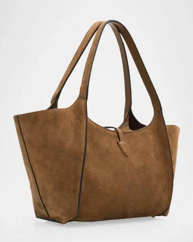 Tod's T Timeless Suede Shopping Tote Bag | Thumbnail 2 Tod's T Timeless Suede Shopping Tote Bag | Thumbnail 2