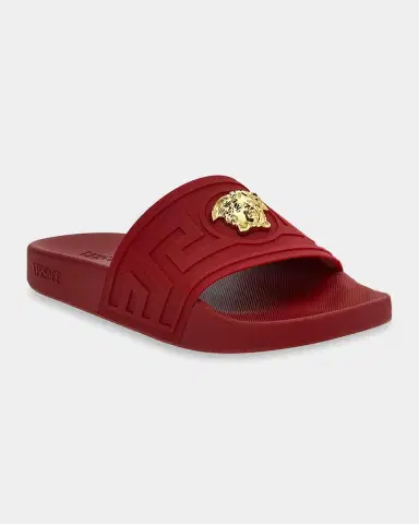Versace Men's La Medusa Pool Slides | Thumbnail 2 Versace Men's La Medusa Pool Slides | Thumbnail 2