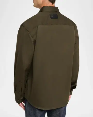 Helmut Lang Men's Cotton Shirt Jacket | Thumbnail 3 Helmut Lang Men's Cotton Shirt Jacket | Thumbnail 3