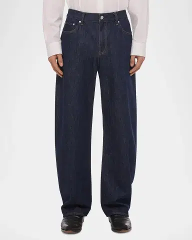 Helmut Lang Men's Saddle Dark Wash Jeans | Thumbnail 4 Helmut Lang Men's Saddle Dark Wash Jeans | Thumbnail 4
