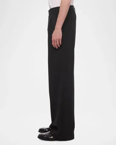 Helmut Lang Men's Pleated Wool Pants | Thumbnail 5 Helmut Lang Men's Pleated Wool Pants | Thumbnail 5
