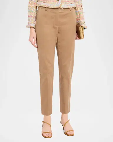 MAISON COMMON Straight Leg Cotton Stretch Pants | Thumbnail 4 MAISON COMMON Straight Leg Cotton Stretch Pants | Thumbnail 4
