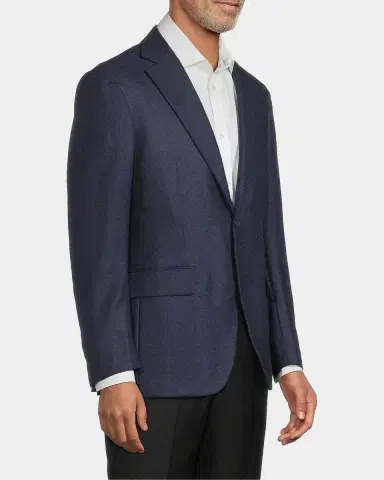 Canali Solid Silk-Cashmere Sport Coat | Thumbnail 6 Canali Solid Silk-Cashmere Sport Coat | Thumbnail 6