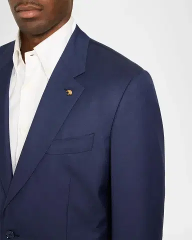 Stefano Ricci Men's Classic Solid Wool Suit | Thumbnail 6 Stefano Ricci Men's Classic Solid Wool Suit | Thumbnail 6