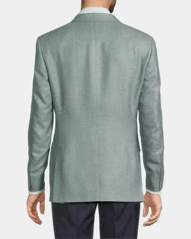 Canali Lux Solid Diagonal Weave Sportcoat | Thumbnail 3 Canali Lux Solid Diagonal Weave Sportcoat | Thumbnail 3