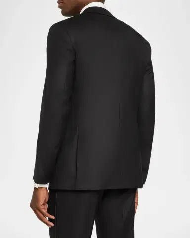 Stefano Ricci Men's Peak-Lapel Wool-Blend Tuxedo | Thumbnail 5 Stefano Ricci Men's Peak-Lapel Wool-Blend Tuxedo | Thumbnail 5