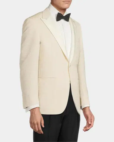 Canali Textured Wool-Silk Dinner Jacket | Thumbnail 6 Canali Textured Wool-Silk Dinner Jacket | Thumbnail 6