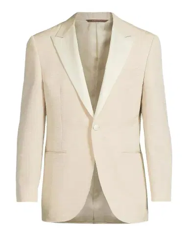 Canali Textured Wool-Silk Dinner Jacket | Thumbnail 1 Canali Textured Wool-Silk Dinner Jacket | Thumbnail 1