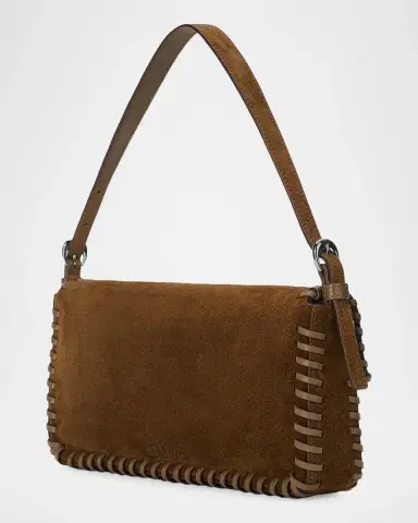 Staud Harlow Whipstitch Suede Shoulder Bag | Thumbnail 3 Staud Harlow Whipstitch Suede Shoulder Bag | Thumbnail 3