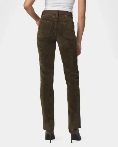 Joe's Jeans Margot Faux-Suede Slim-Fit Pants | Thumbnail 3 Joe's Jeans Margot Faux-Suede Slim-Fit Pants | Thumbnail 3