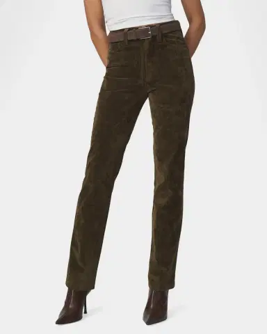 Joe's Jeans Margot Faux-Suede Slim-Fit Pants | Thumbnail 4 Joe's Jeans Margot Faux-Suede Slim-Fit Pants | Thumbnail 4