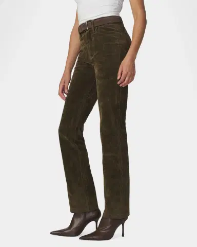 Joe's Jeans Margot Faux-Suede Slim-Fit Pants | Thumbnail 6 Joe's Jeans Margot Faux-Suede Slim-Fit Pants | Thumbnail 6