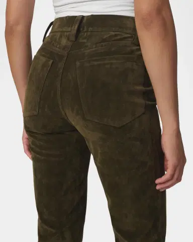 Joe's Jeans Margot Faux-Suede Slim-Fit Pants | Thumbnail 7 Joe's Jeans Margot Faux-Suede Slim-Fit Pants | Thumbnail 7