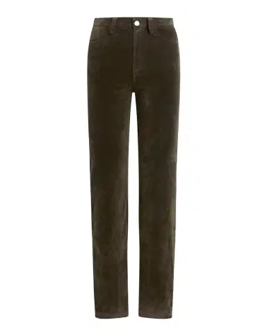 Joe's Jeans Margot Faux-Suede Slim-Fit Pants | Thumbnail 1 Joe's Jeans Margot Faux-Suede Slim-Fit Pants | Thumbnail 1