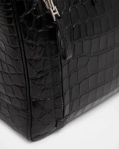 Tom Ford Men's Croc-Embossed Leather Tote Bag | Thumbnail 5 Tom Ford Men's Croc-Embossed Leather Tote Bag | Thumbnail 5