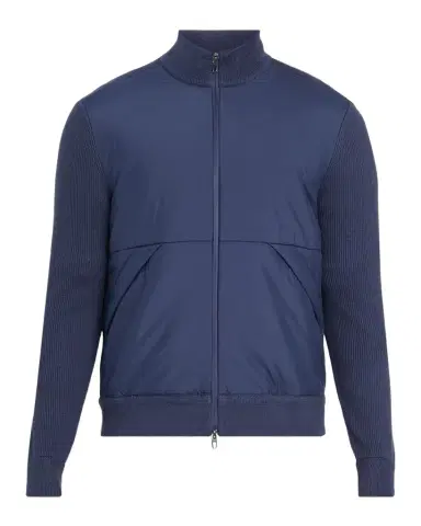 Polo Ralph Lauren Men's Cotton-Blend Insulated Zip-Front Sweater | Thumbnail 1 Polo Ralph Lauren Men's Cotton-Blend Insulated Zip-Front Sweater | Thumbnail 1