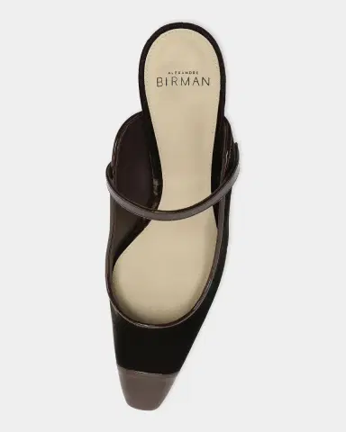 Alexandre Birman 60mm Tita Wave Velvet Mule Pumps | Thumbnail 4 Alexandre Birman 60mm Tita Wave Velvet Mule Pumps | Thumbnail 4