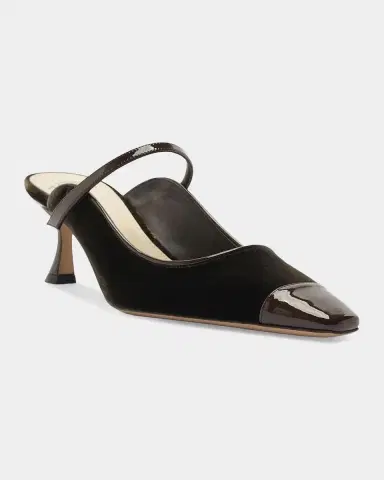 Alexandre Birman 60mm Tita Wave Velvet Mule Pumps | Thumbnail 6 Alexandre Birman 60mm Tita Wave Velvet Mule Pumps | Thumbnail 6