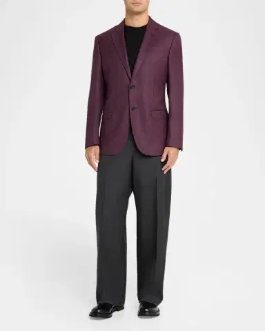 Emporio Armani Men's G-Line Wool Slim Herringbone Sport Coat | Thumbnail 2 Emporio Armani Men's G-Line Wool Slim Herringbone Sport Coat | Thumbnail 2