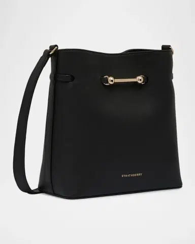 Strathberry Corda Small Leather Bucket Bag | Thumbnail 3 Strathberry Corda Small Leather Bucket Bag | Thumbnail 3