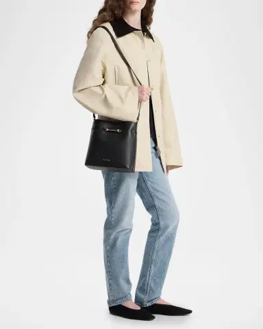 Strathberry Corda Small Leather Bucket Bag | Thumbnail 5 Strathberry Corda Small Leather Bucket Bag | Thumbnail 5