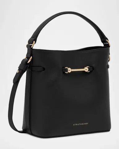 Strathberry Corda Mini Leather Bucket Bag | Thumbnail 3 Strathberry Corda Mini Leather Bucket Bag | Thumbnail 3