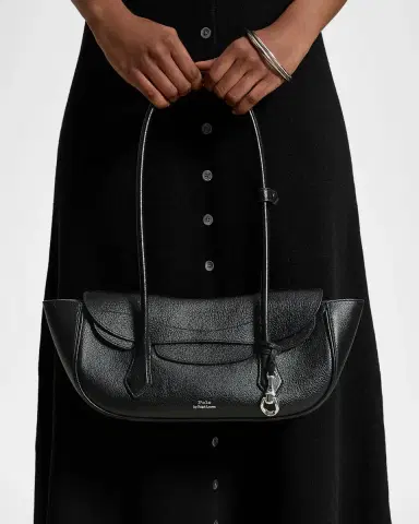 Polo Ralph Lauren Grain Leather Shoulder Bag | Thumbnail 2 Polo Ralph Lauren Grain Leather Shoulder Bag | Thumbnail 2