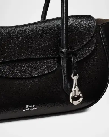 Polo Ralph Lauren Grain Leather Shoulder Bag | Thumbnail 5 Polo Ralph Lauren Grain Leather Shoulder Bag | Thumbnail 5