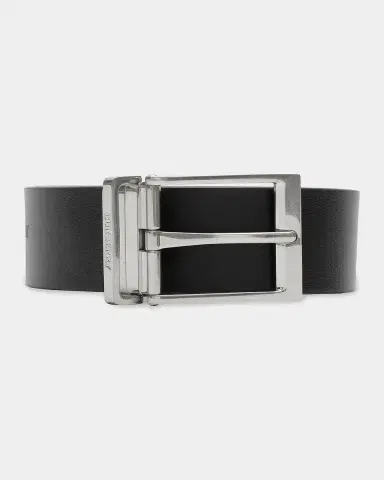 Burberry Leather Check Leather Reversible Belt | Thumbnail 3 Burberry Leather Check Leather Reversible Belt | Thumbnail 3