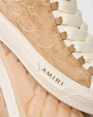 AMIRI Men's Leather Western MA Court Sneakers | Thumbnail 3 AMIRI Men's Leather Western MA Court Sneakers | Thumbnail 3