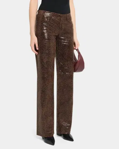 Frame The Suede Gray Pants | Thumbnail 4 Frame The Suede Gray Pants | Thumbnail 4