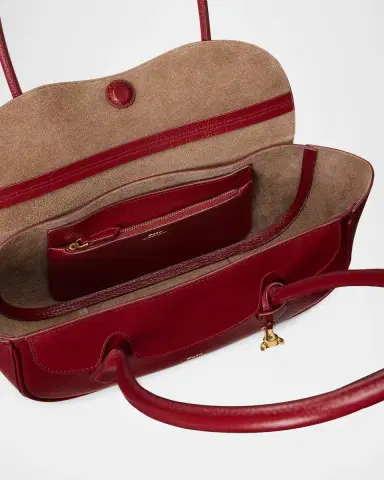 Polo Ralph Lauren Grain Leather Shoulder Bag | Thumbnail 4 Polo Ralph Lauren Grain Leather Shoulder Bag | Thumbnail 4