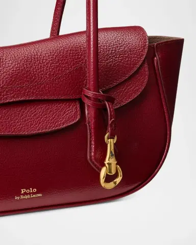 Polo Ralph Lauren Grain Leather Shoulder Bag | Thumbnail 5 Polo Ralph Lauren Grain Leather Shoulder Bag | Thumbnail 5
